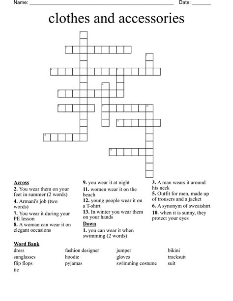 inf civilian dress crossword.